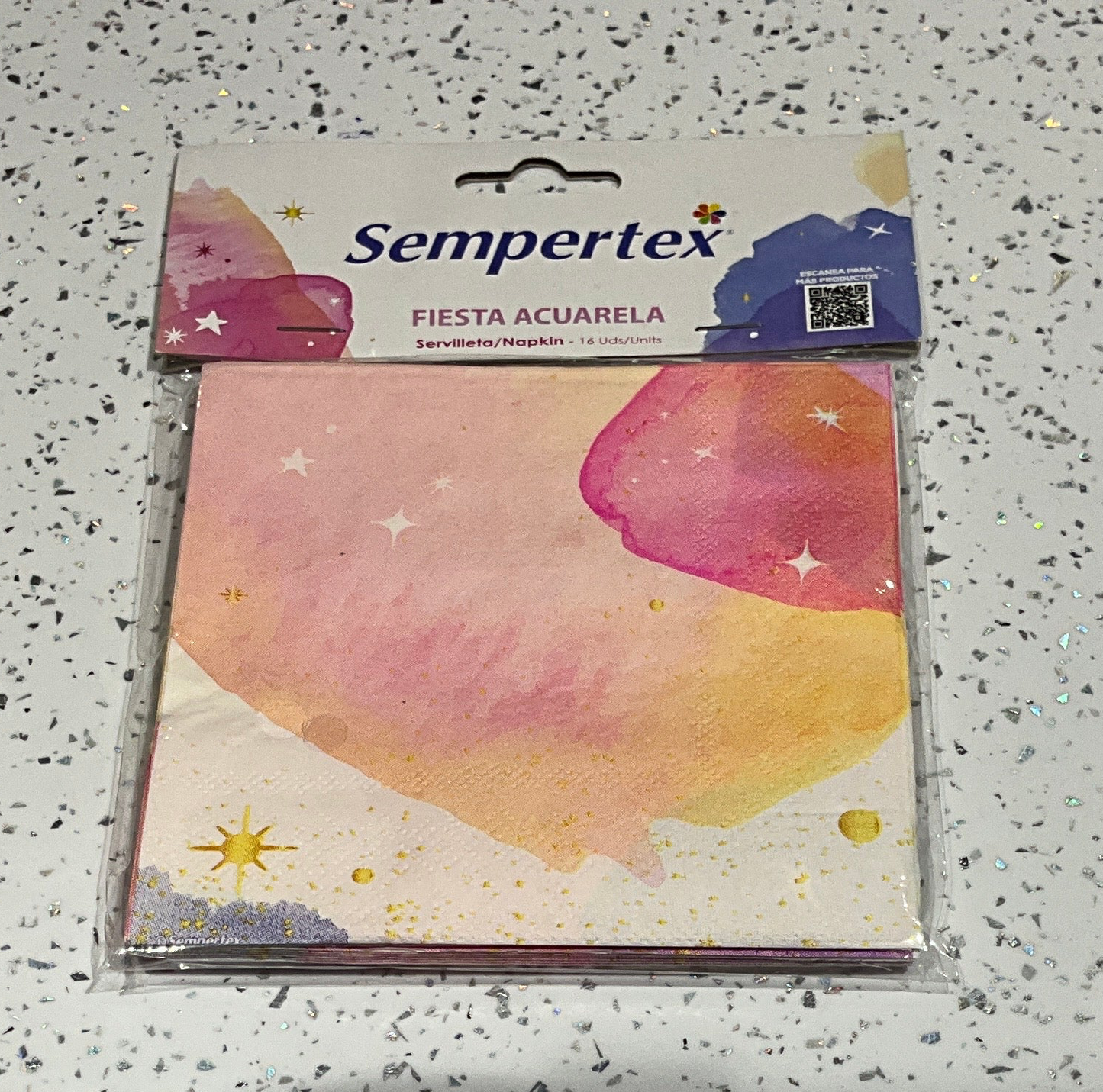 Sempertex NAPKIN FIESTA ACUARELA