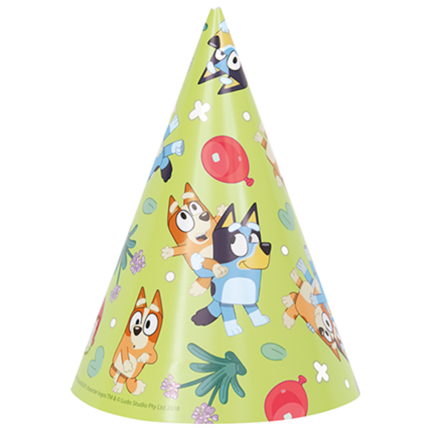 Bluey paper hats