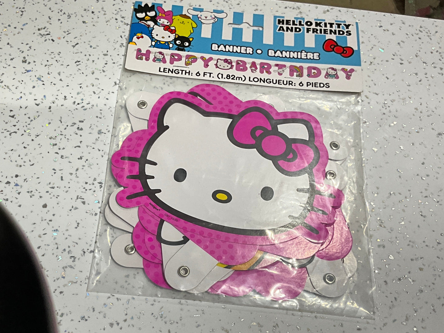 BANNER HBD HELLO KITTY AND FRIENDS