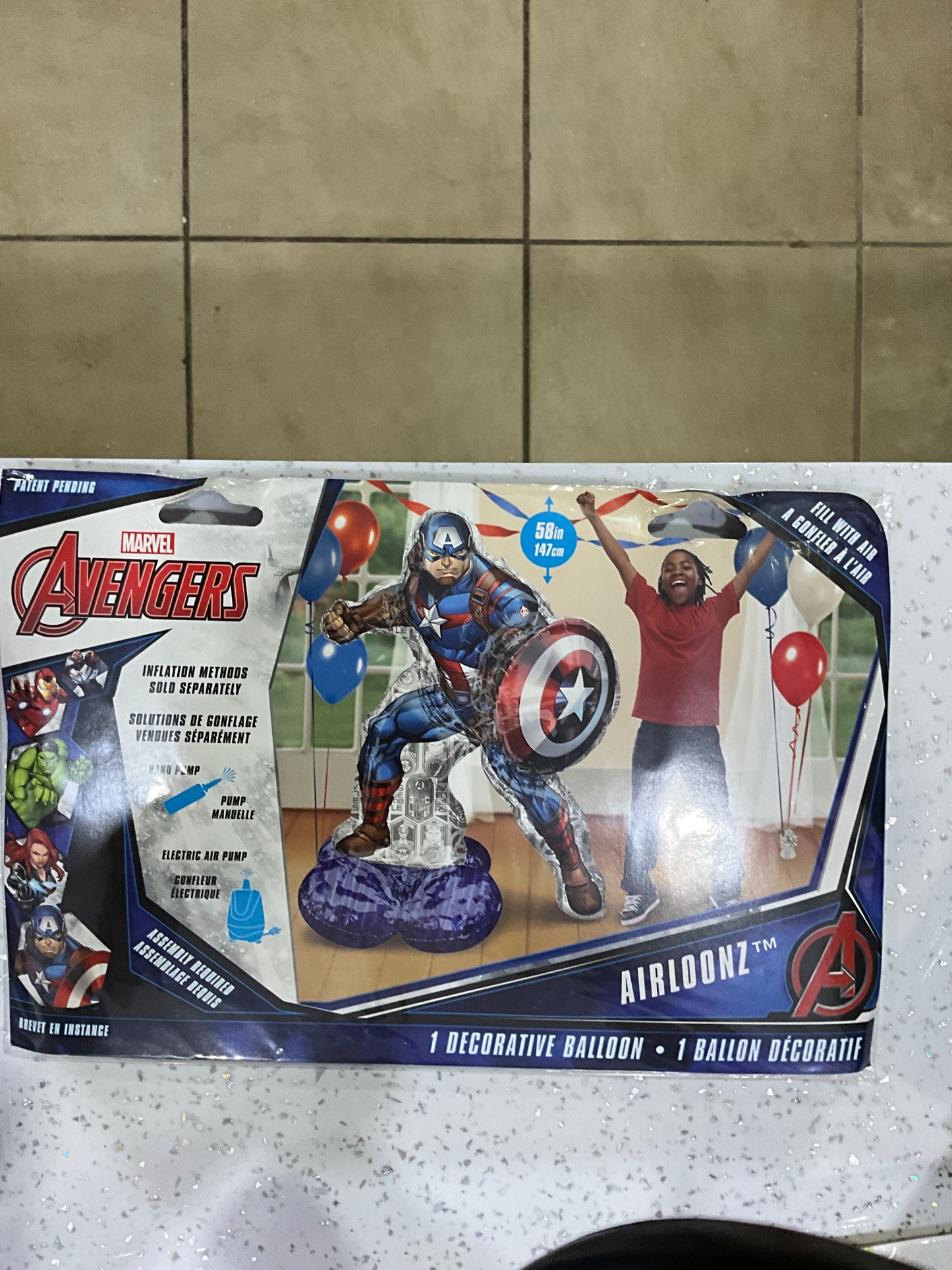 AIRLOONZ MARVEL AVENGERS CAPTAIN AMERICAN
