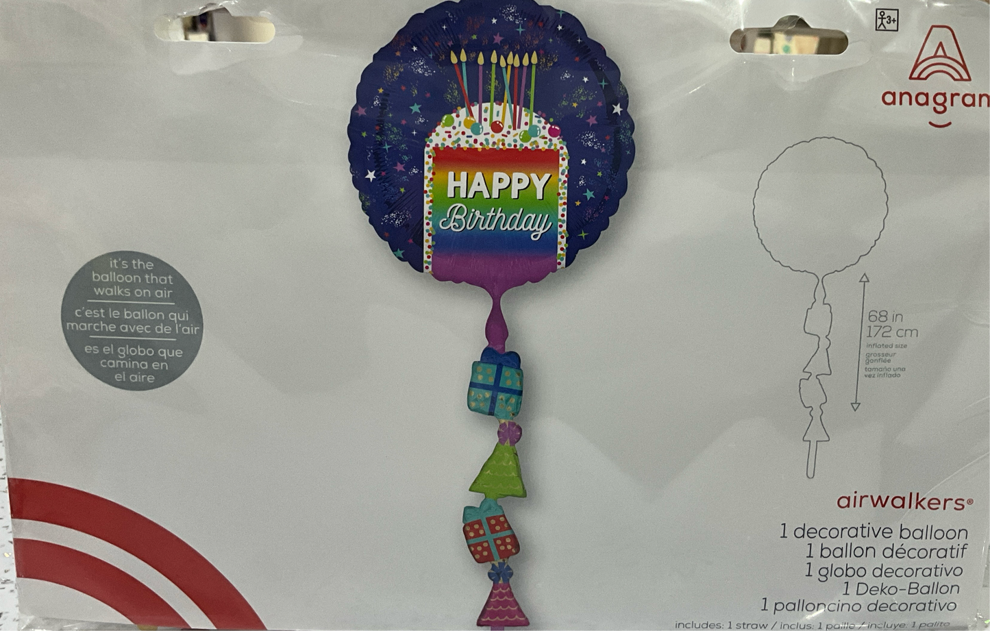 AIRWALKER HAPPY BIRTHDAY AZUL