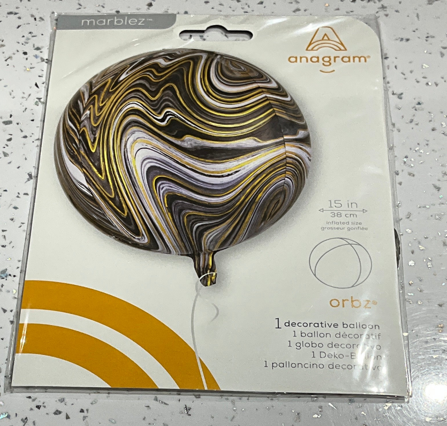 OBRZ MARMOLEADO NEGRO Y DORADO