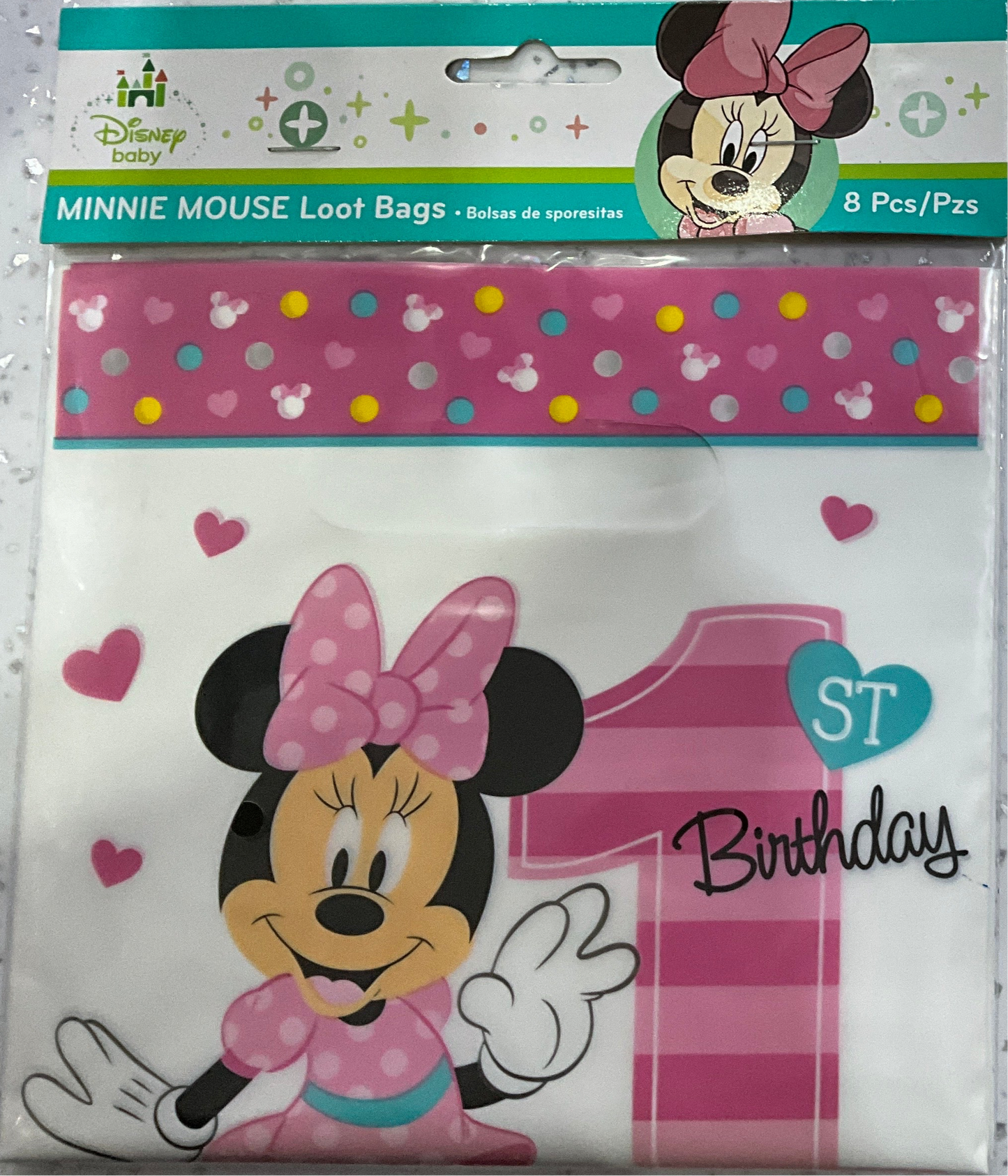 MINNIE MOUSE 1 ST LOOT BAGS