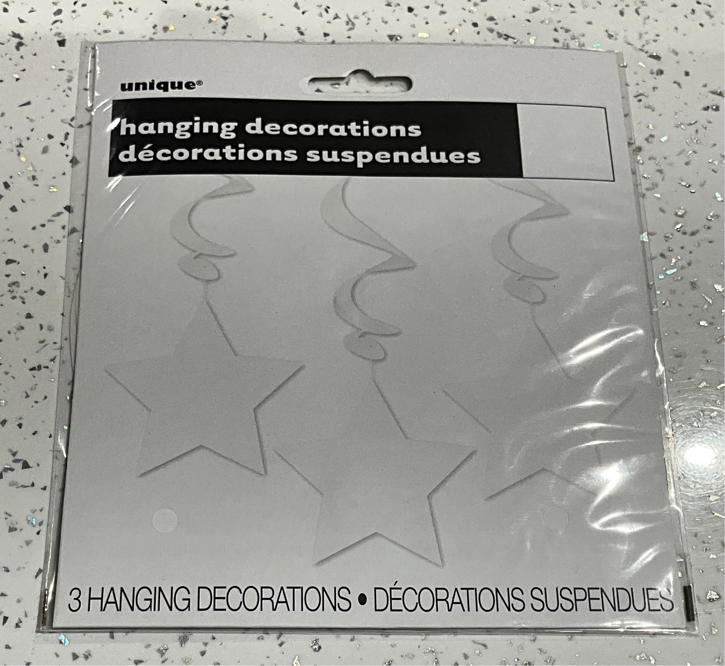 Hanging DECORATIONS STAR WHITE