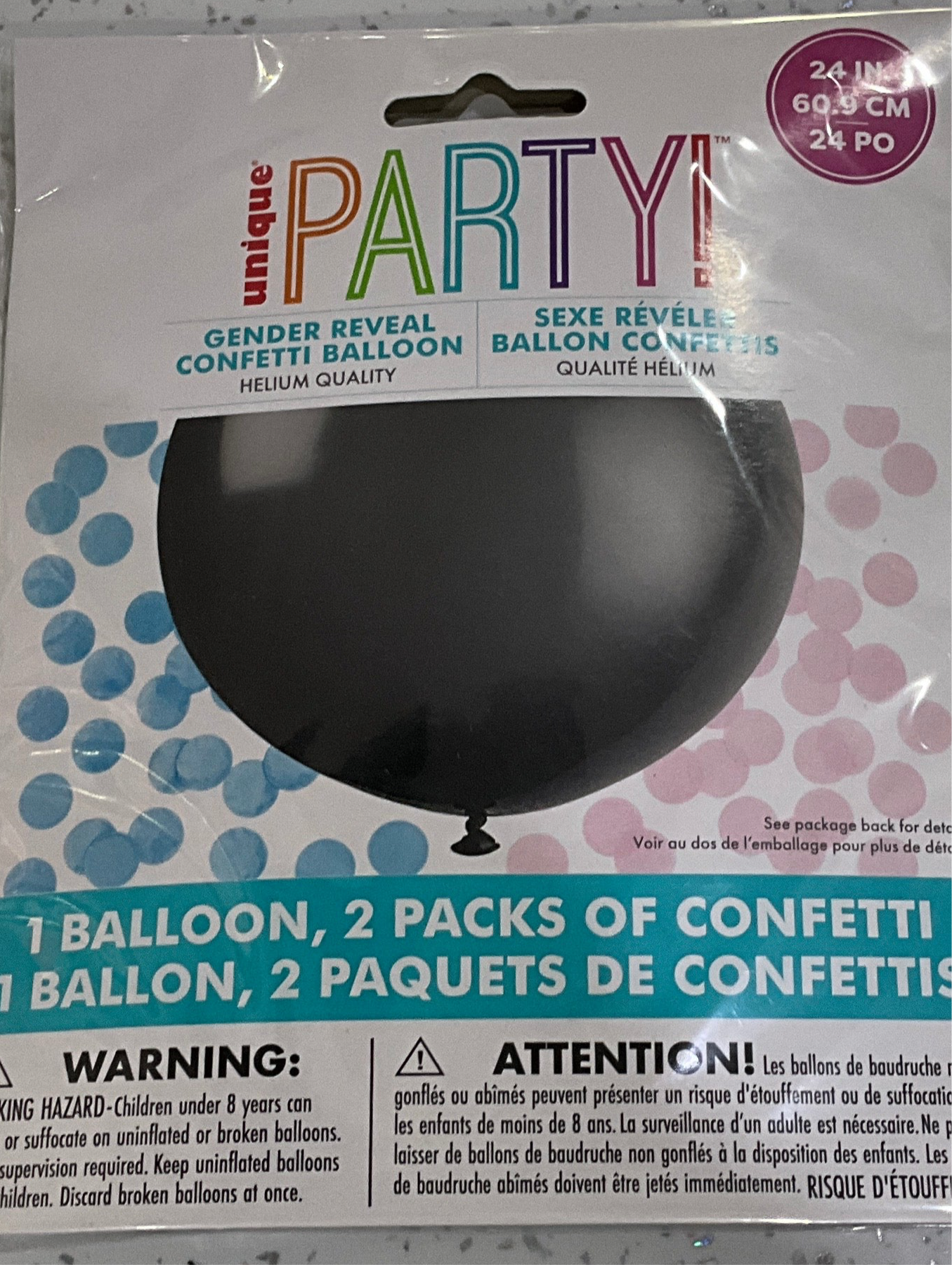 Balloon 2 pack gender