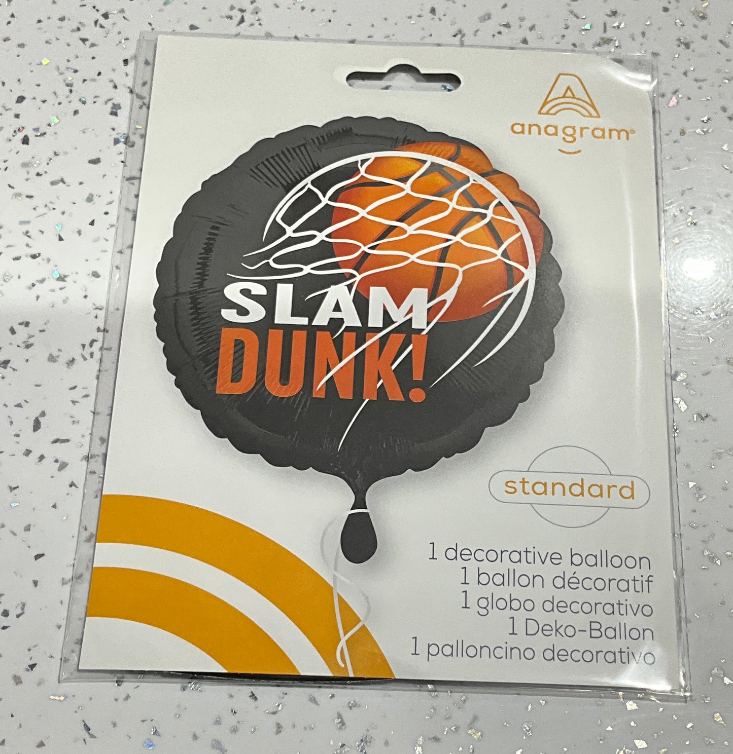 Mylar 18” BALONCESTO SLAM DUNK