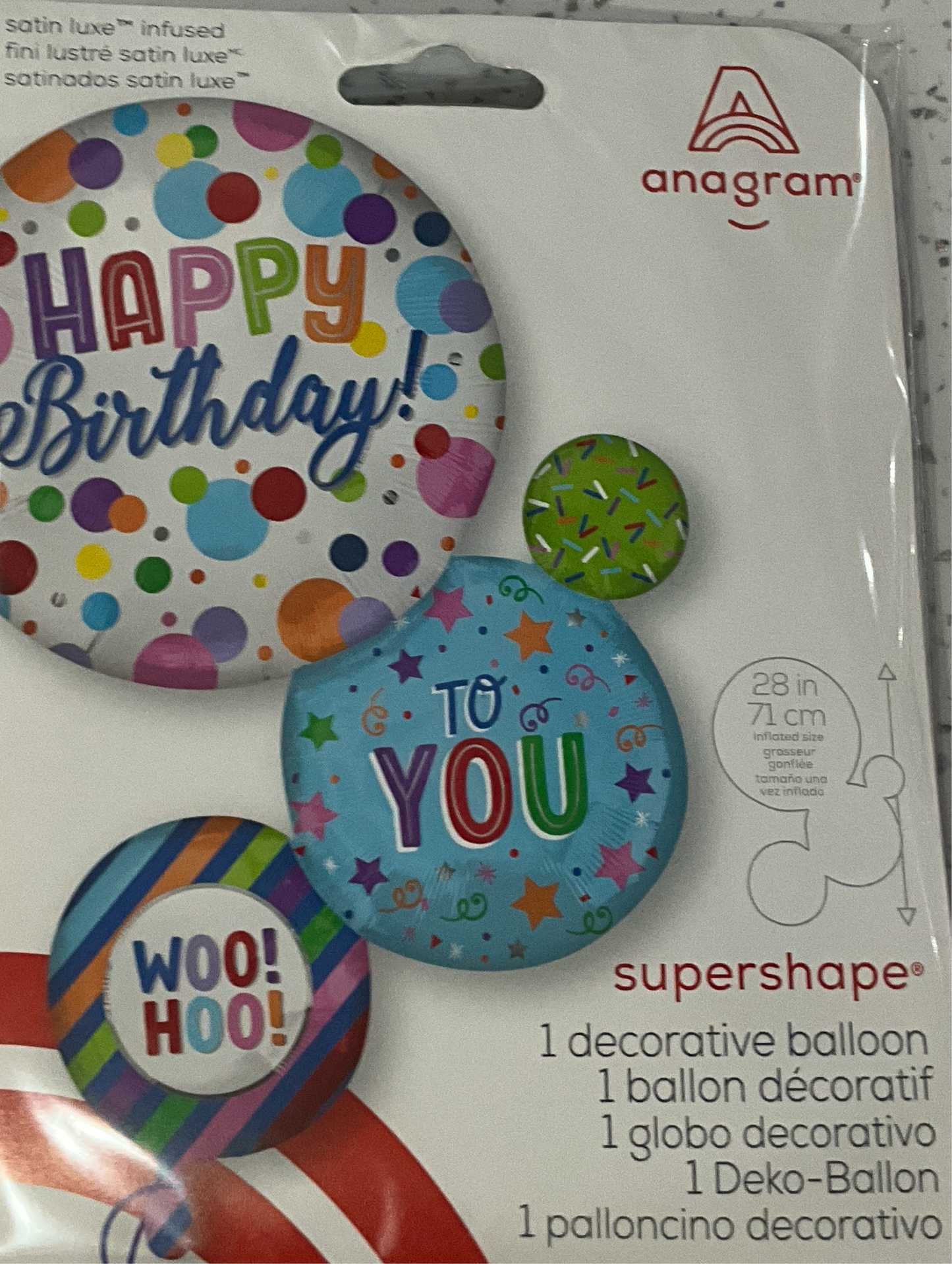 Happy Birthday super shape (4634001)