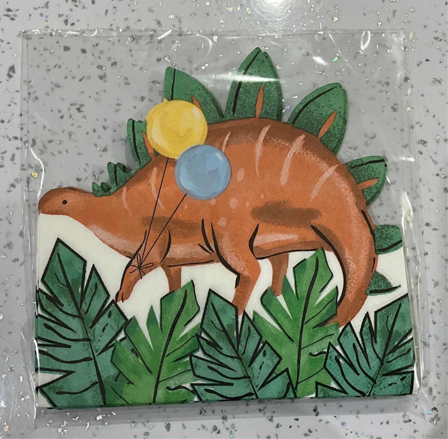 DINOSAUR SHAPED NAPKI