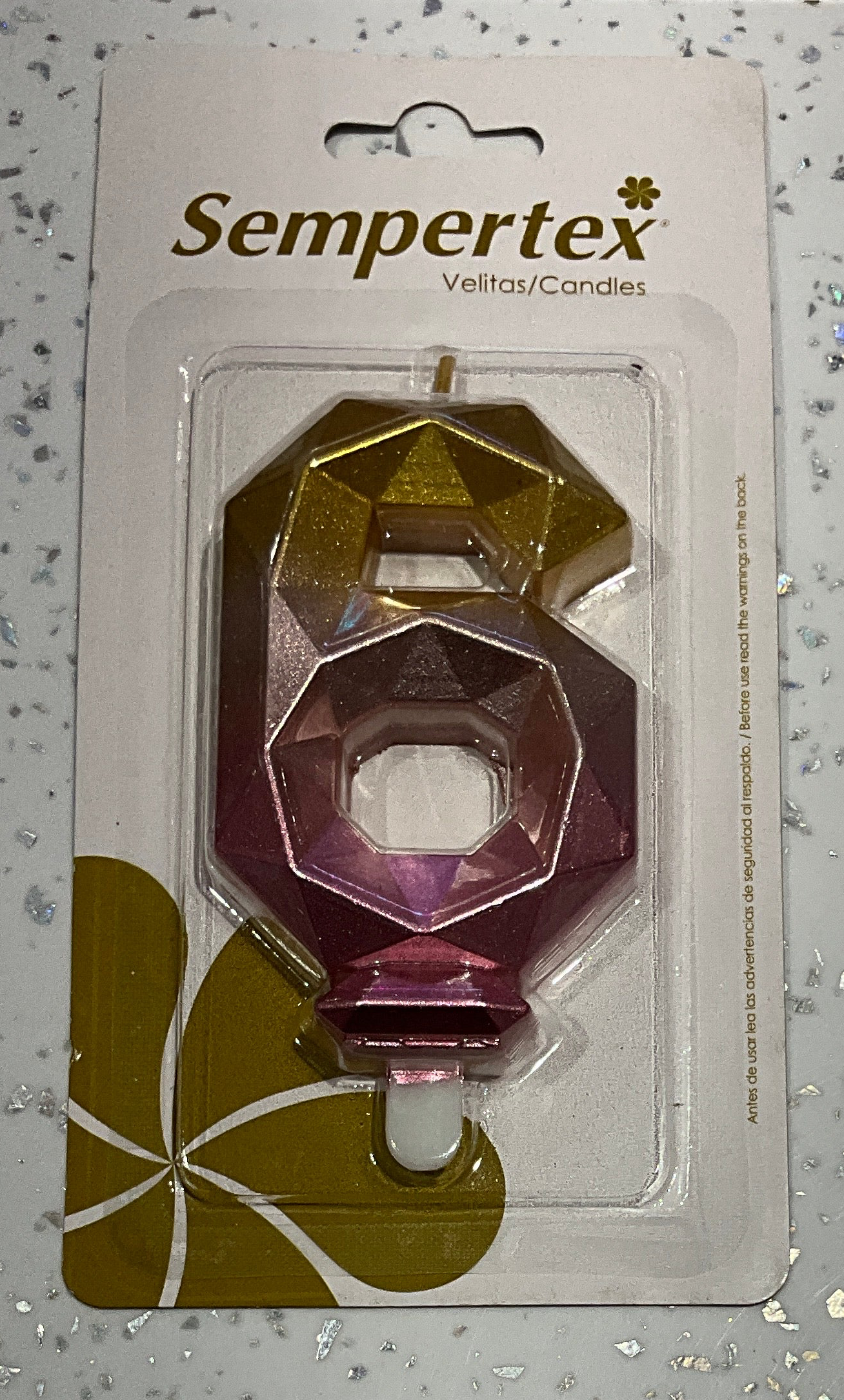 Sempertex CANDLE #6 pink-gold