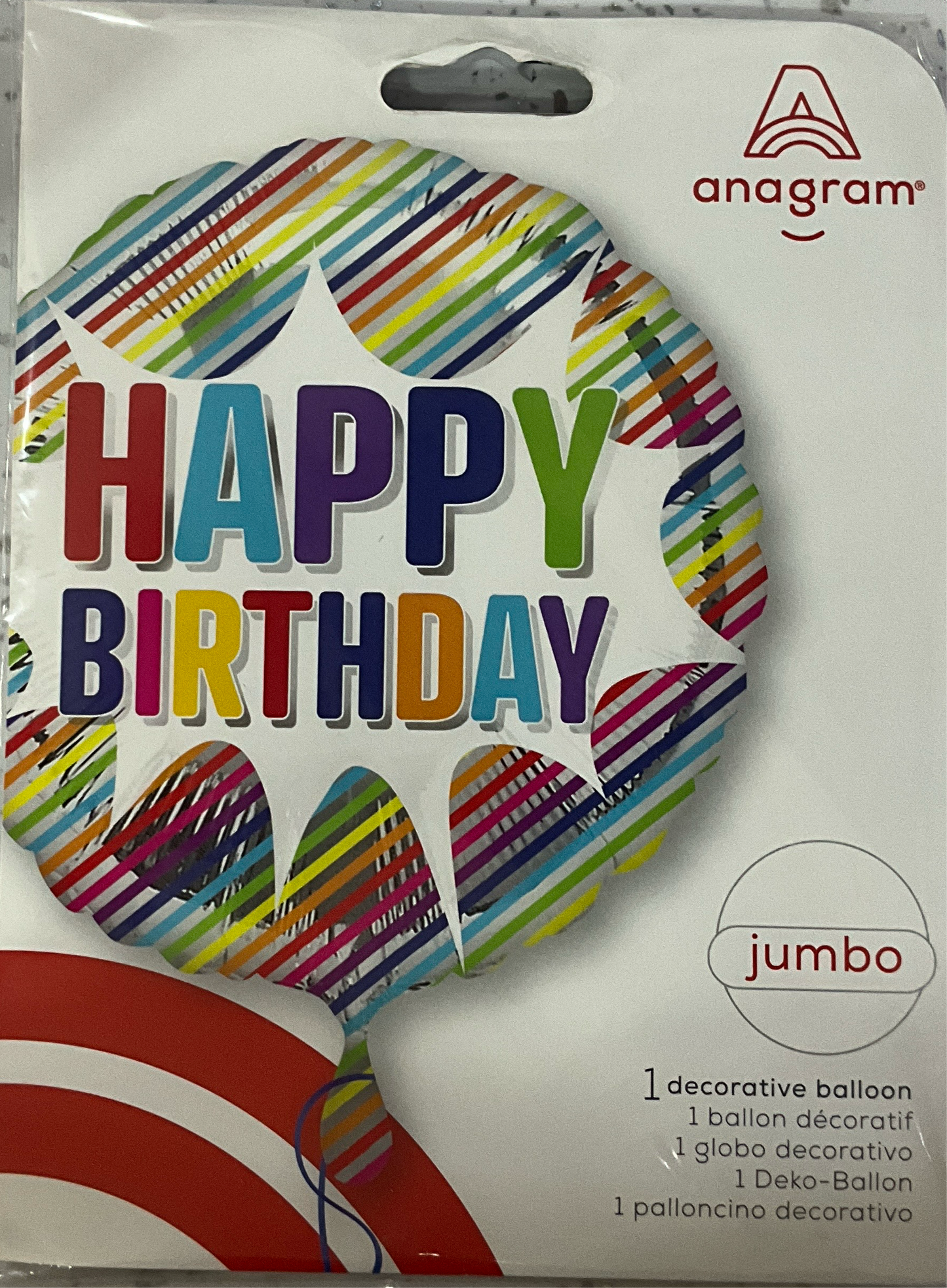 Happy birthday jumbo multicolor(4178301)