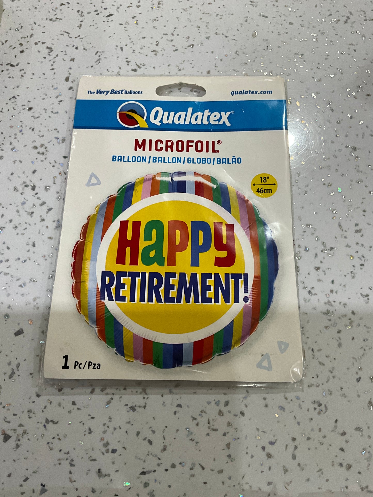 MYLAR 18” HAPPY RETIREMENT