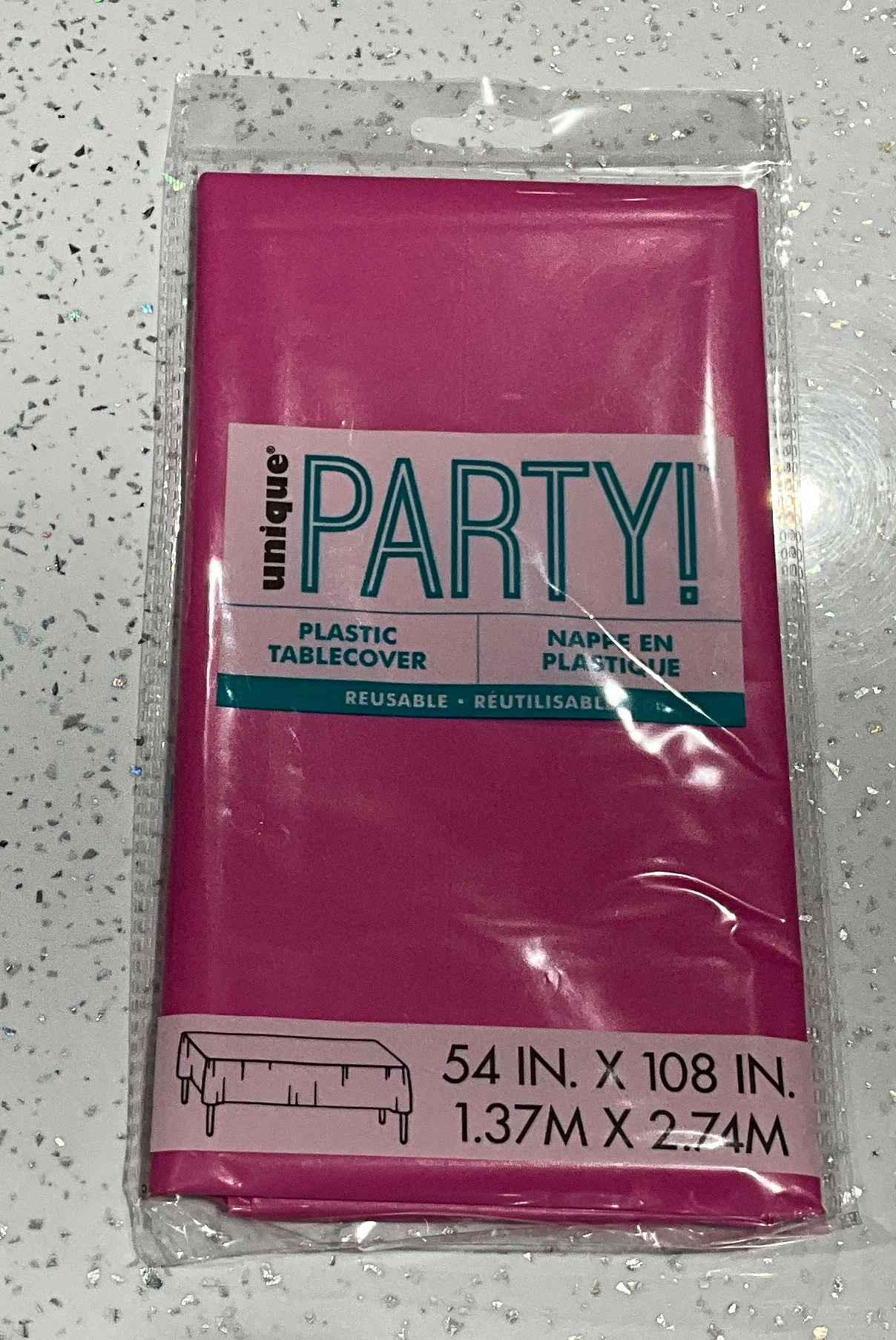 Mantel Hot pink rectangular