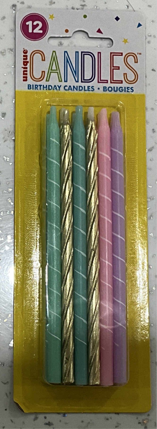 CANDLES PASTEL SPIRAL