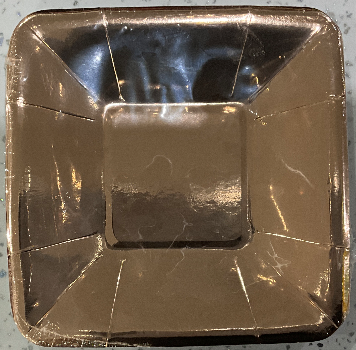 PAPER PLATES ROSE GOLD
