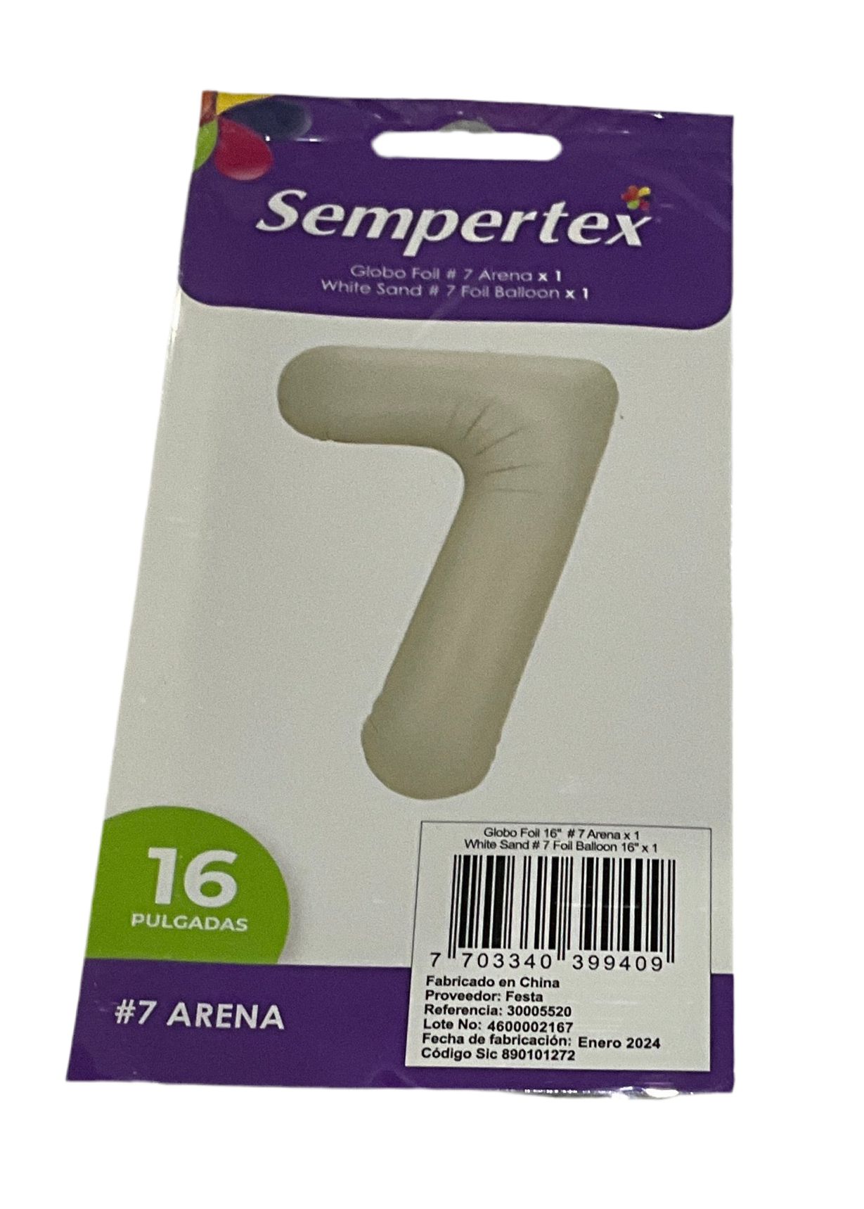SEMPERTEX 16” #7 ARENA