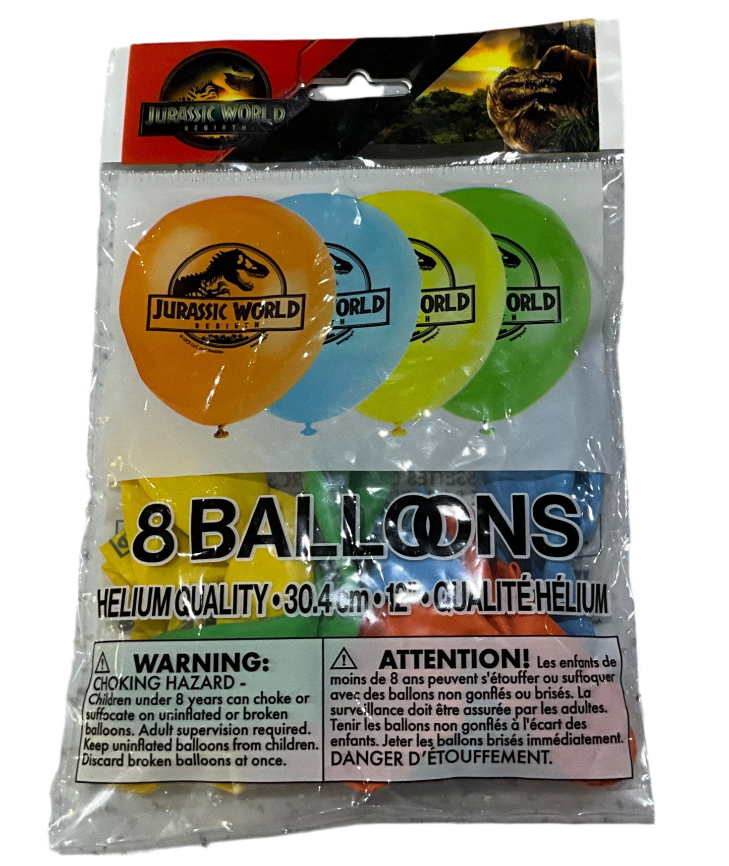 JURASSIC WORLD 12” LATEX BALLO