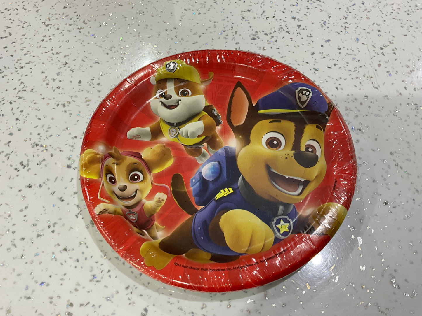 PLATES PAW PATROL 8CT