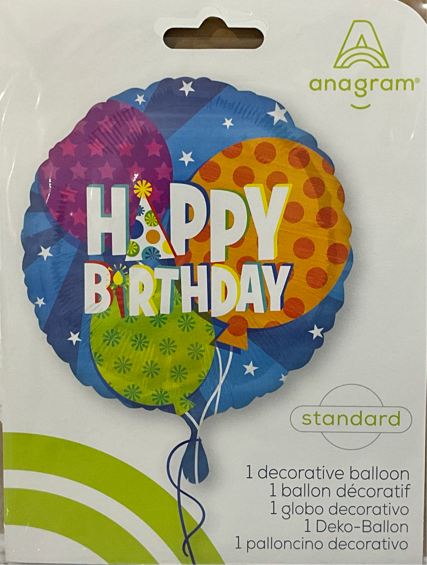 STANDARD HAPPY BIRTHDAY 18”