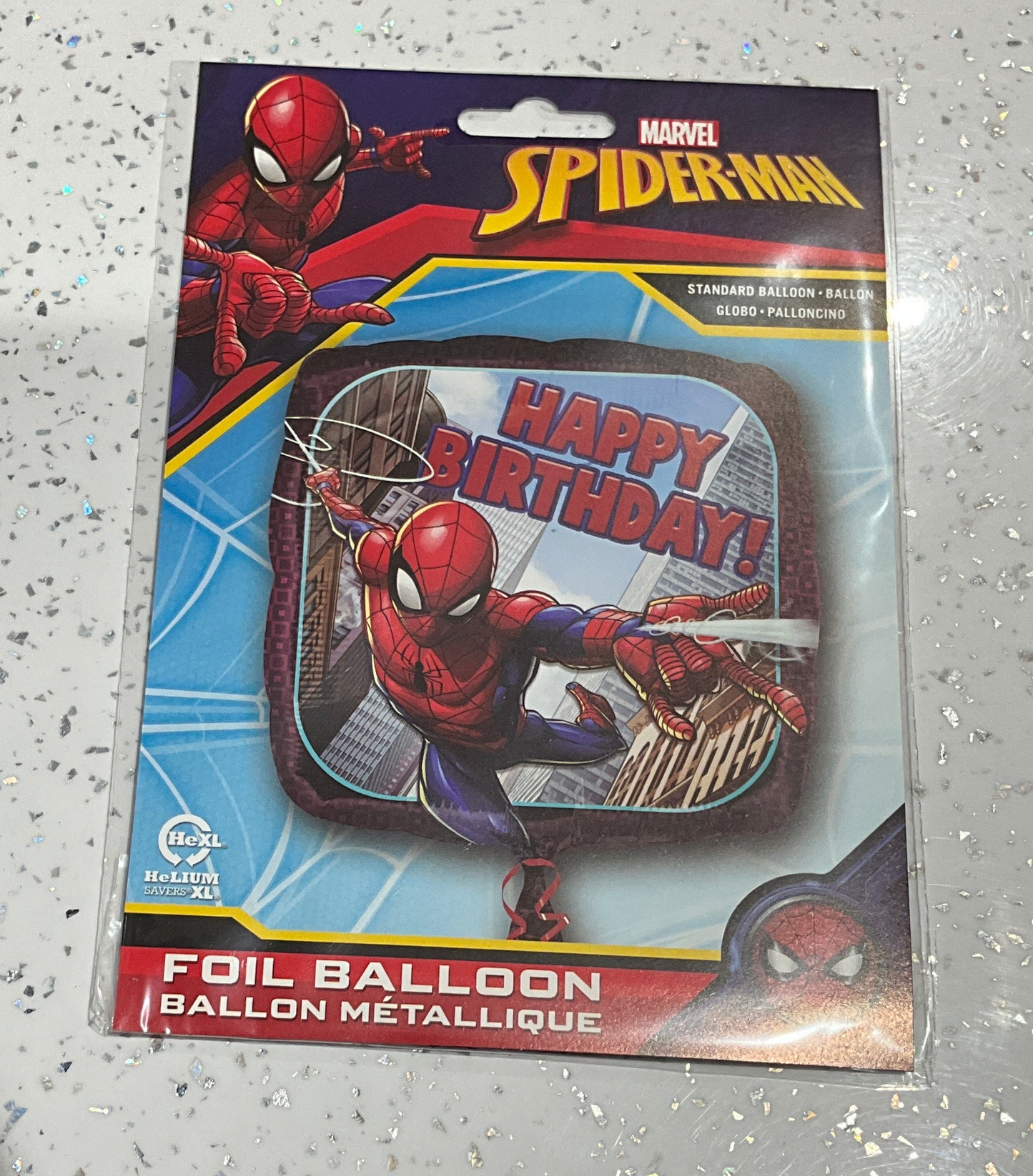 Mylar 18” Spiderman HAPPY BIRTHDAY