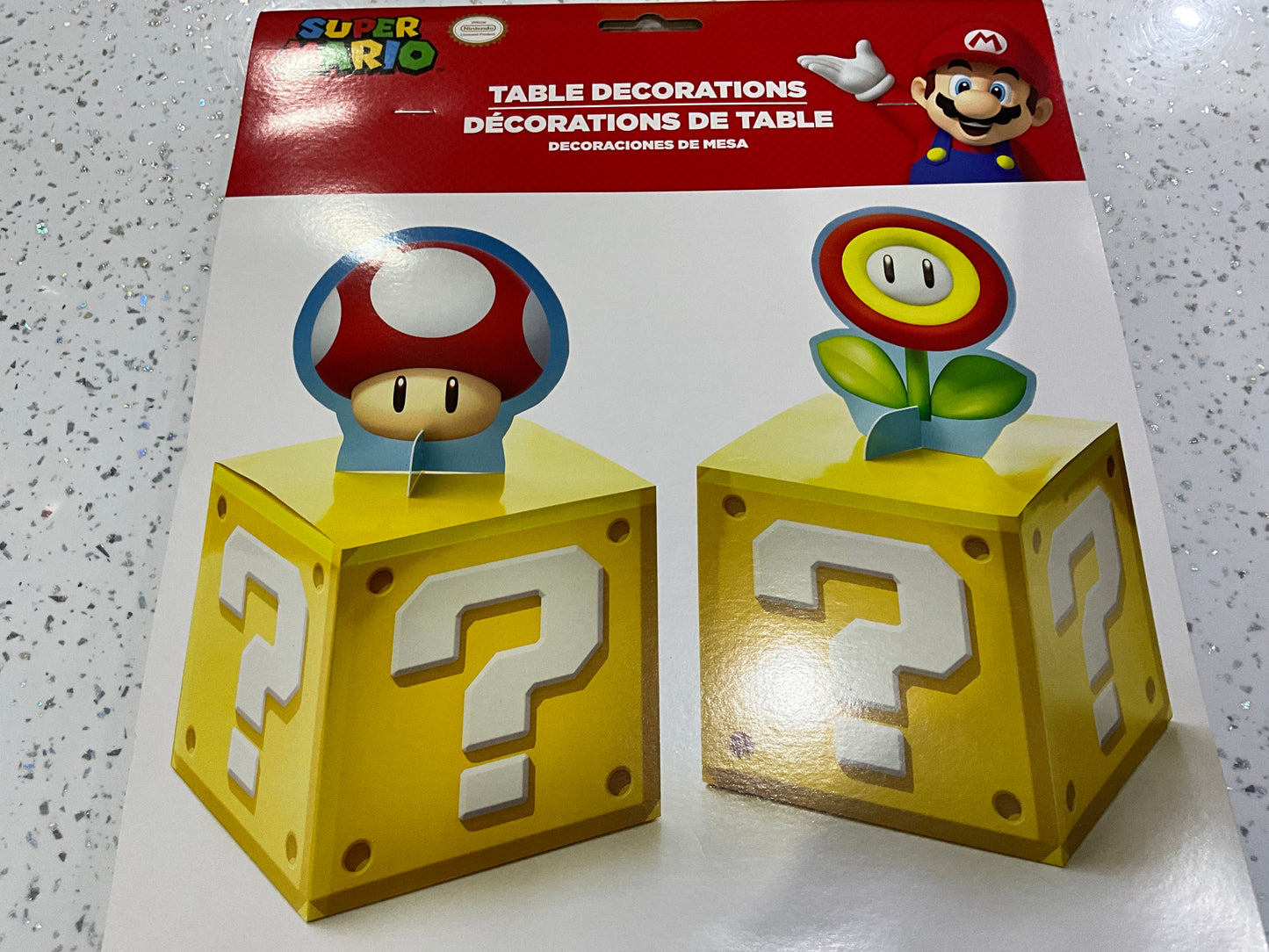 TABLE DECORATIONS SUPER MARIO