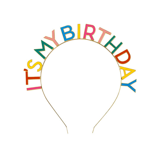 Diadema “It’s My Birthday” de Bright Triangle, 1 Pieza, One Size