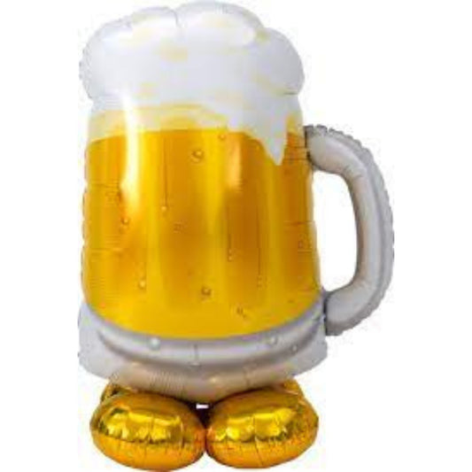 Globo Airloonz Grande en Forma de Jarra de Cerveza de Cheers & Beers, 1 Pieza, 49 in
