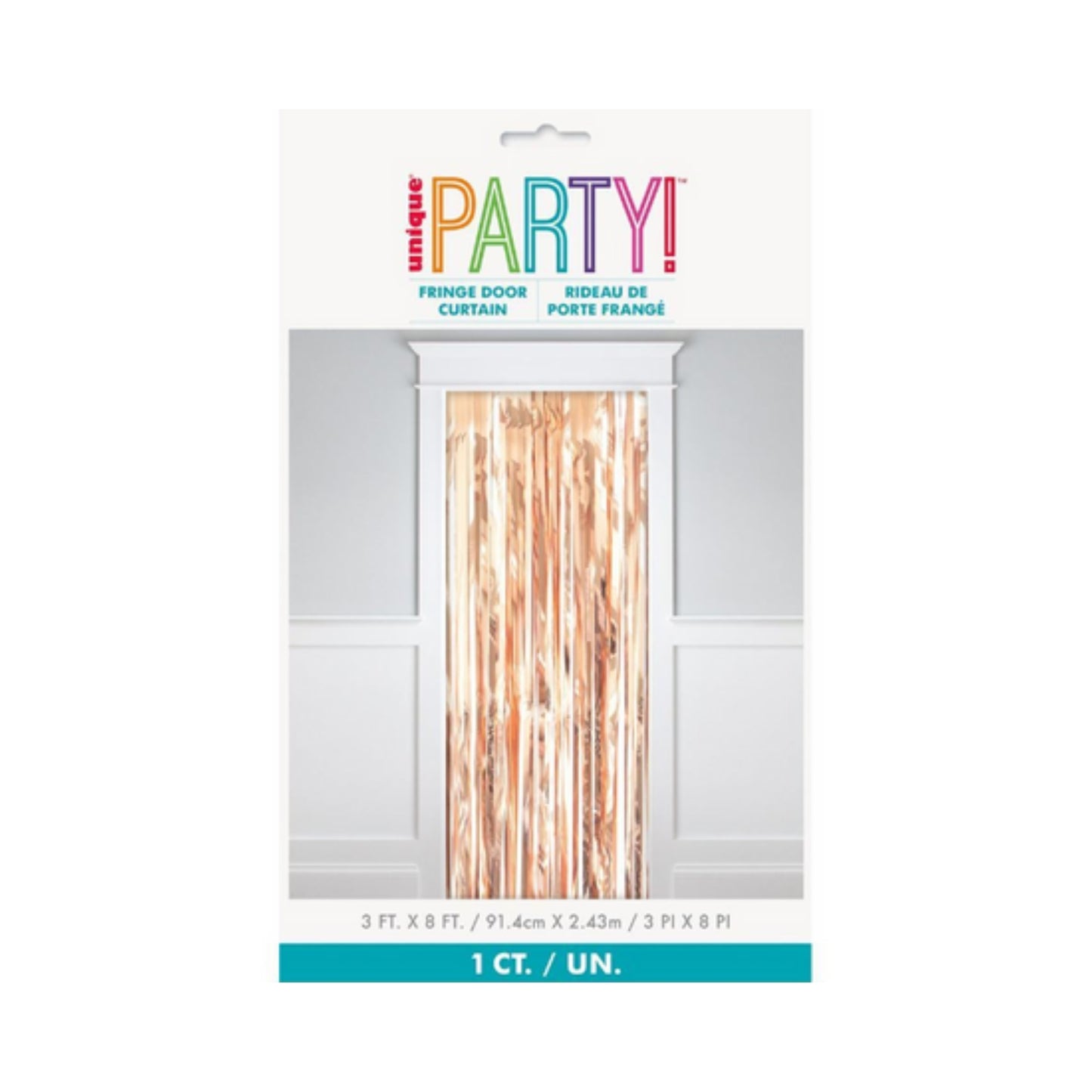 Door Curtain in Rose Gold