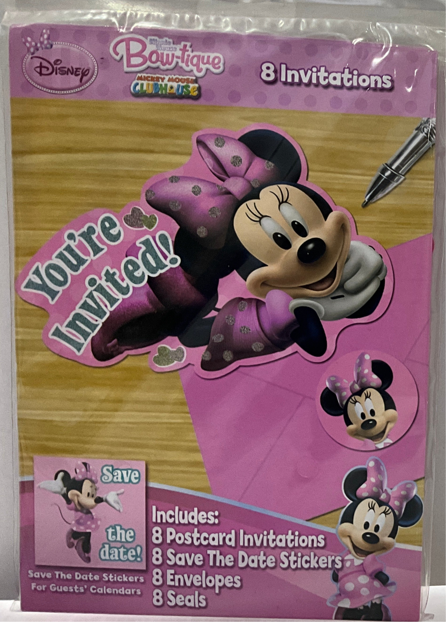 MINNIE MOUSE invitations