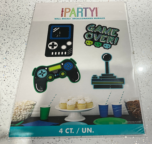 GAMER BIRTHDAY WALL DECALS
