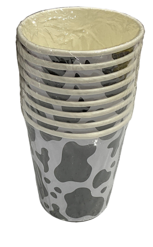 COW PRINT CUPS