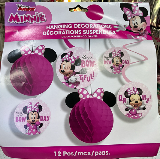 Minnie Mouse HANGING DECORATIONS