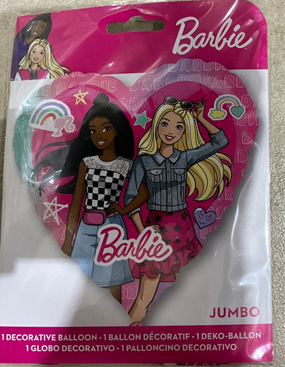 Globo Barbie SS  FORMA DE CORAZON