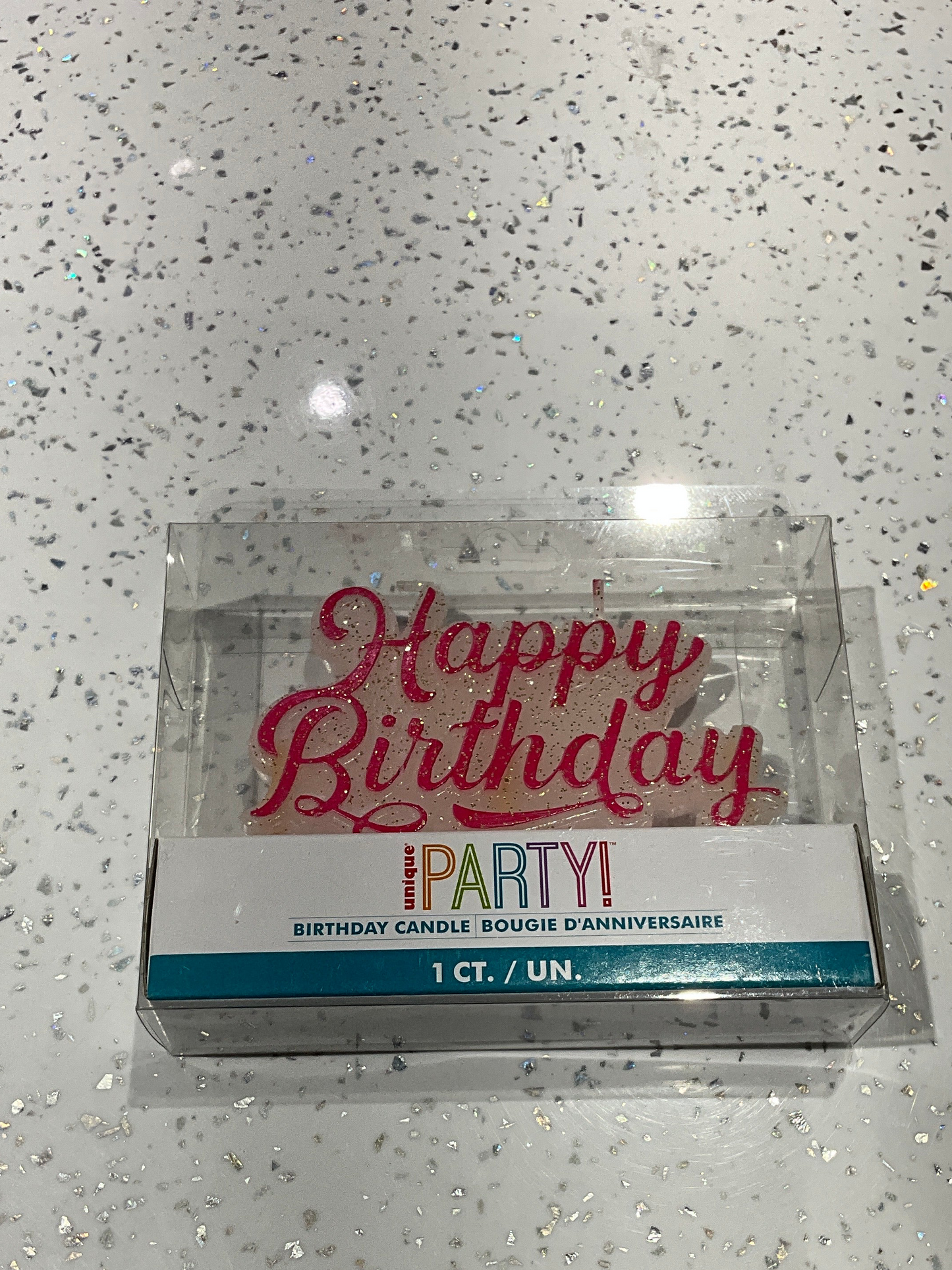 BIRTHDAY CANDLE 1ct rose
