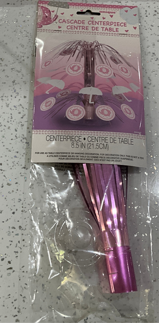 Centerpiece casca de violeta y rosa