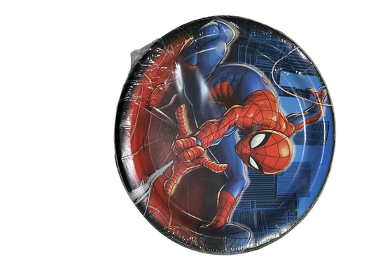 PLATES SPIDERMAN 8CT