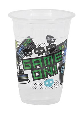 Vasos de Plástico de Videojuegos, 8 Piezas, 16 oz