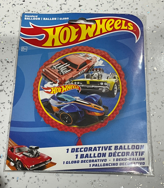 Mylar 18” Hot Wheels