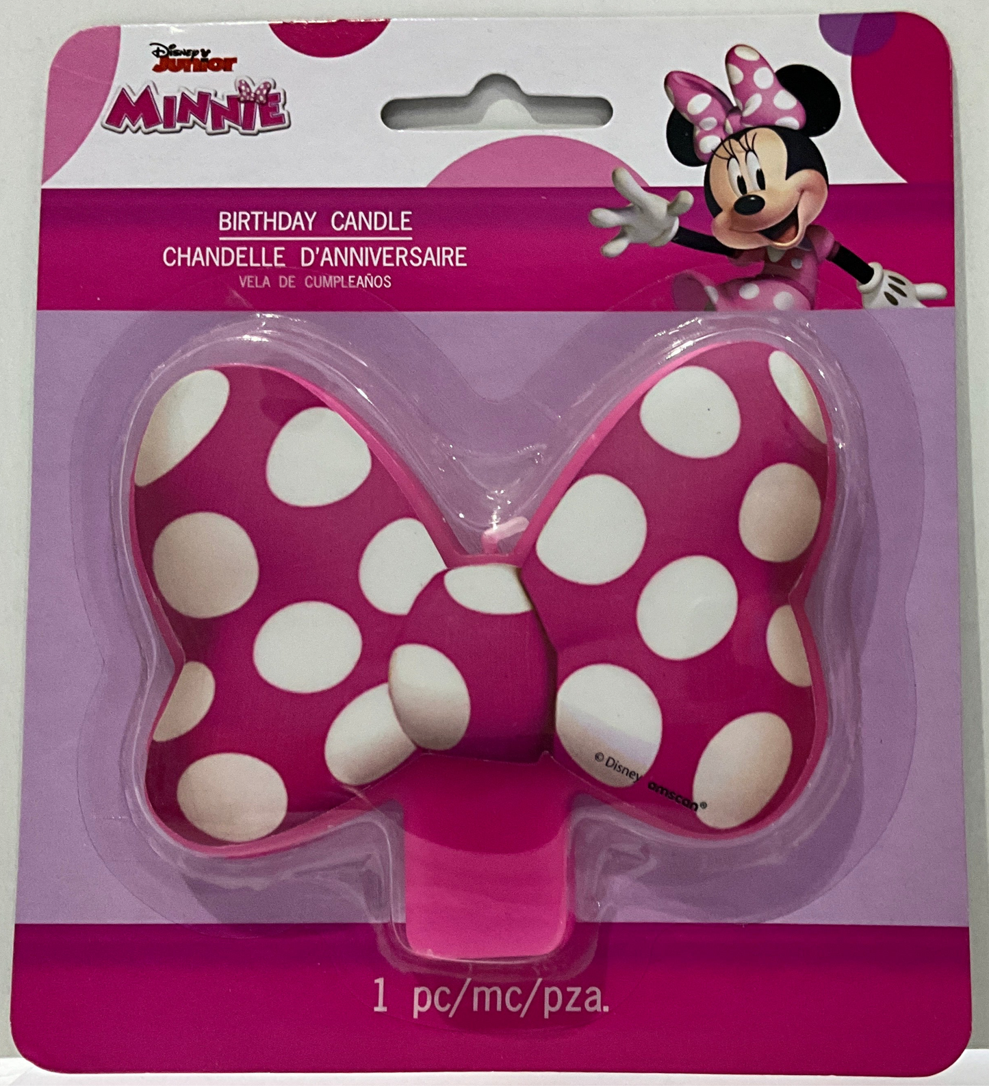 MINNIE MOUSE BIRTHDAY CANDLE