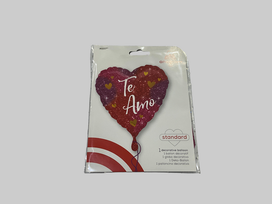 MYLAR 18”  CORAZÓN TE AMO