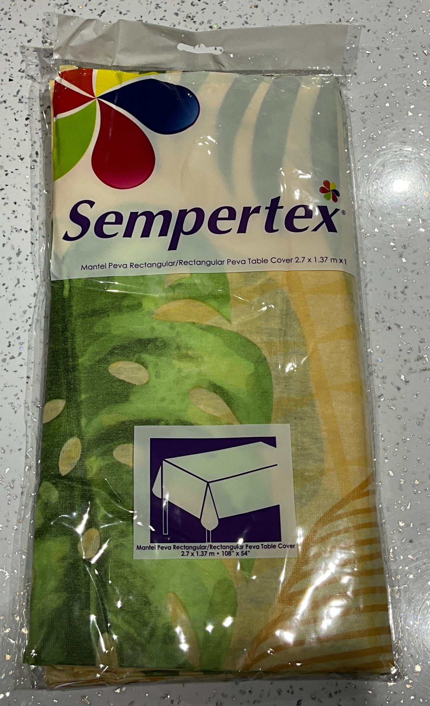 Mantel Sempertex peva hojas