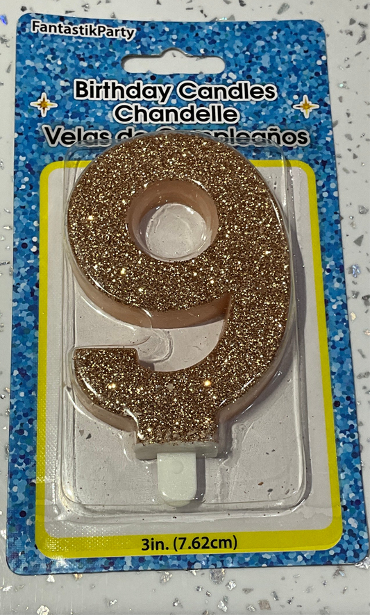 BIRTHDAY CANDLES 9