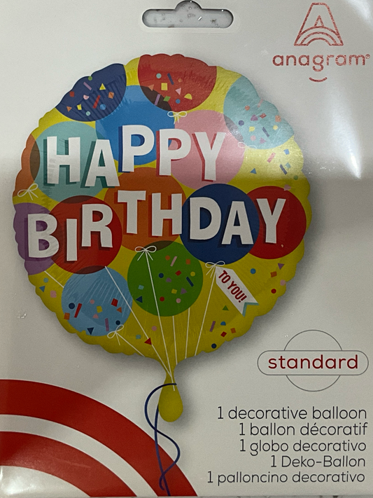 Mylar standar happy birthday (4738601)