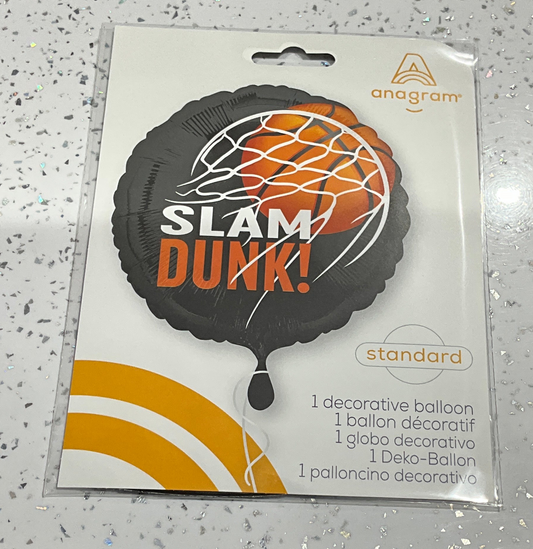 Mylar 18” BALONCESTO SLAM DUNK