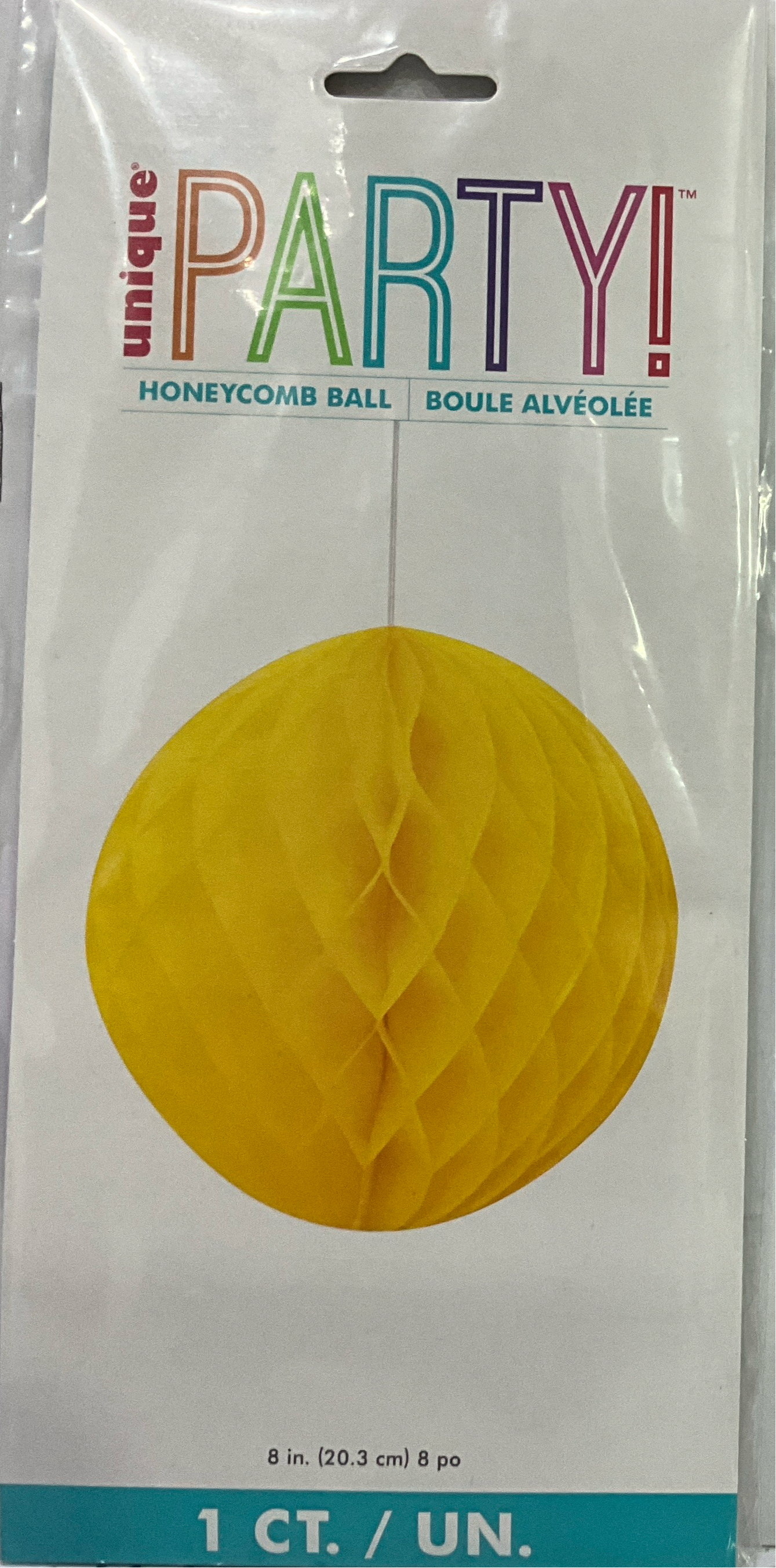 HONEYCOMB BALL YELLOW