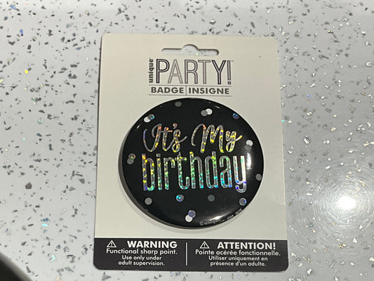 BADGE IT´S MY Birthday