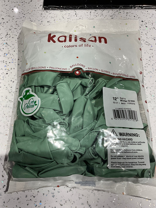 KALISAN RETRO WINTER GREEN 12”
