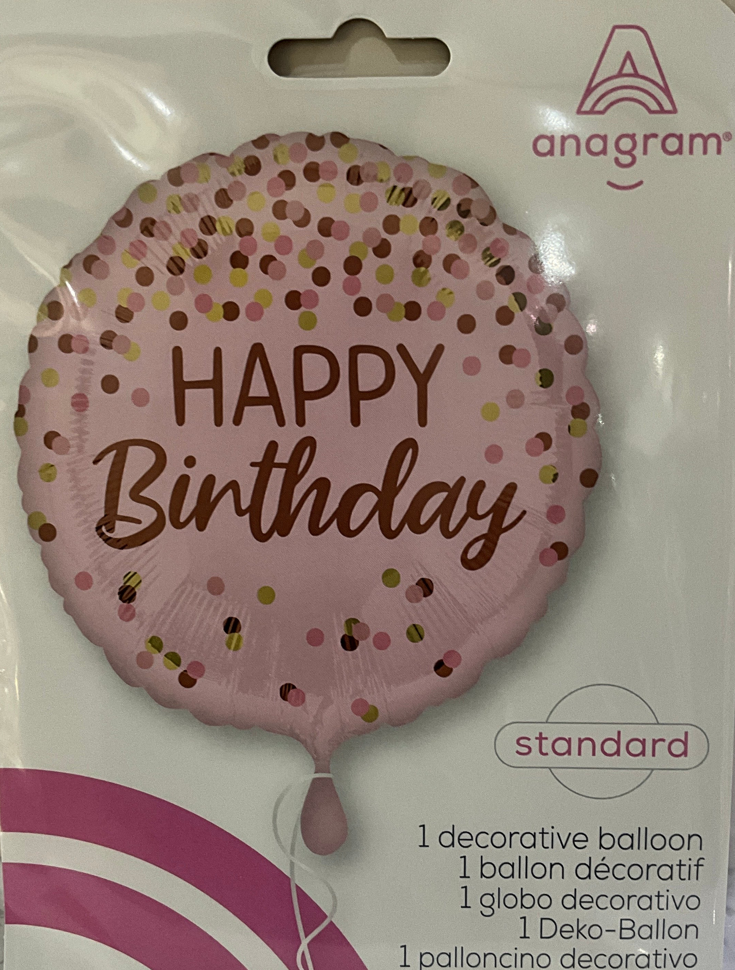 MYLAR 18” (anagram) HAPPY BIRTHDAY
