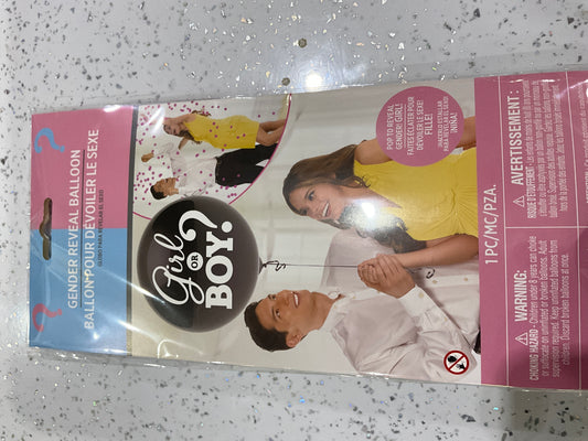 GENDER REVEAL BALLOON GIRL