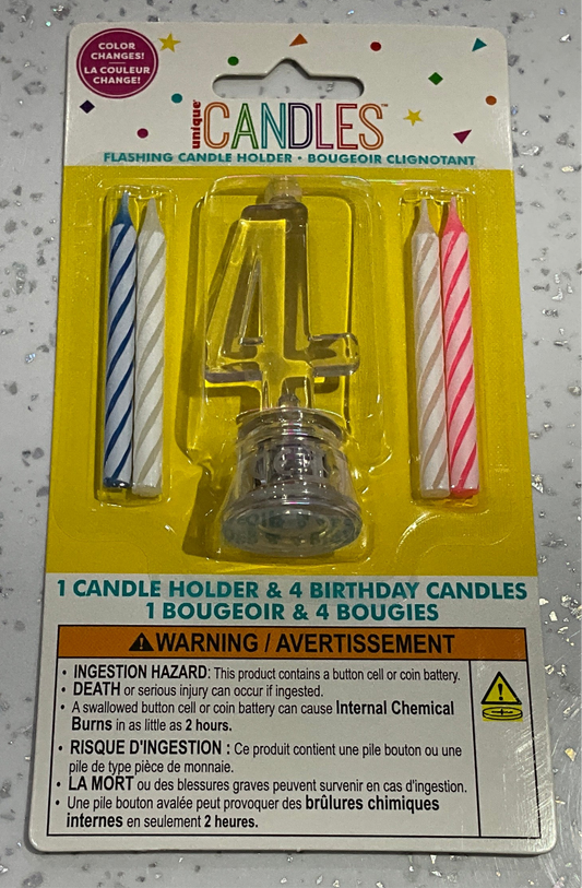 FLASHING CANDLE HOLDER #4