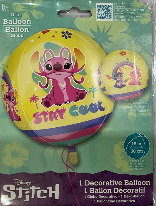 ORBZ BALLON STITCH & ANGEL